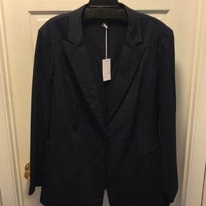 Lane Bryant Sexy Stretch Blazer, sz 24 Navy
